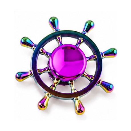 Fidget Spinner Metall Regnbue | 6 Varianter