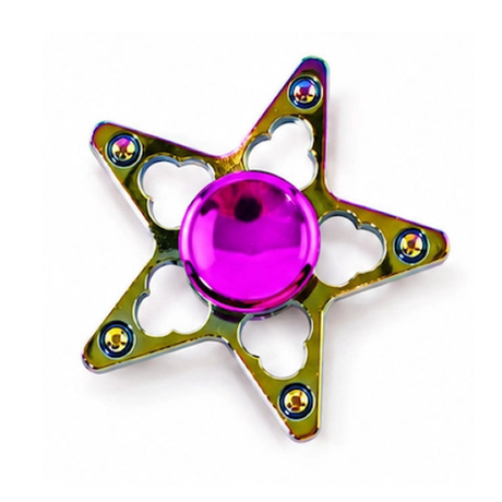 Fidget Spinner Metall Regnbue | 6 Varianter