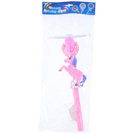 Lysende Enhjørningspinne 30cm | Snurrende Lyseffekt