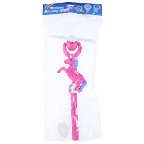 Lysende Enhjørningspinne 30cm | Snurrende Lyseffekt