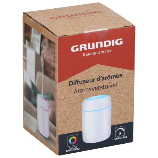 Grundig Mini Luftfukter 300ml | Diffuser med LED