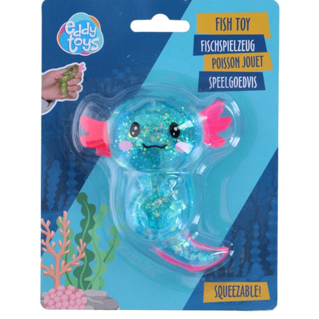 Myk axolotl squishy - Klemmeleke stressleke | Eddy Toys
