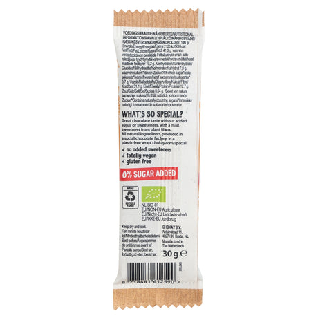 Datodeal- Ekstra Mørk Sjokolade, Peanøtter og Karamell 30g | Sukkerfri & Vegansk