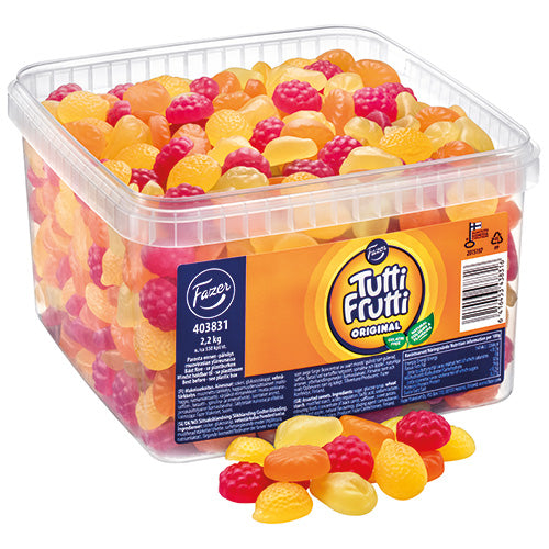 Fazer Tutti Frutti Original Fruktgodteri 2,2kg | Storpakk