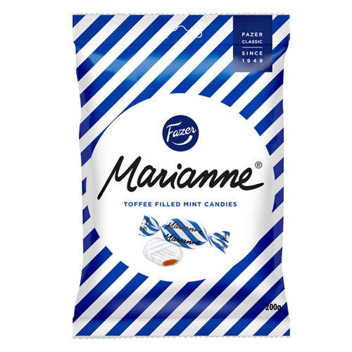 Fazer Marianne Toffee 200g | Peppermyntedrops med Karamellfyll