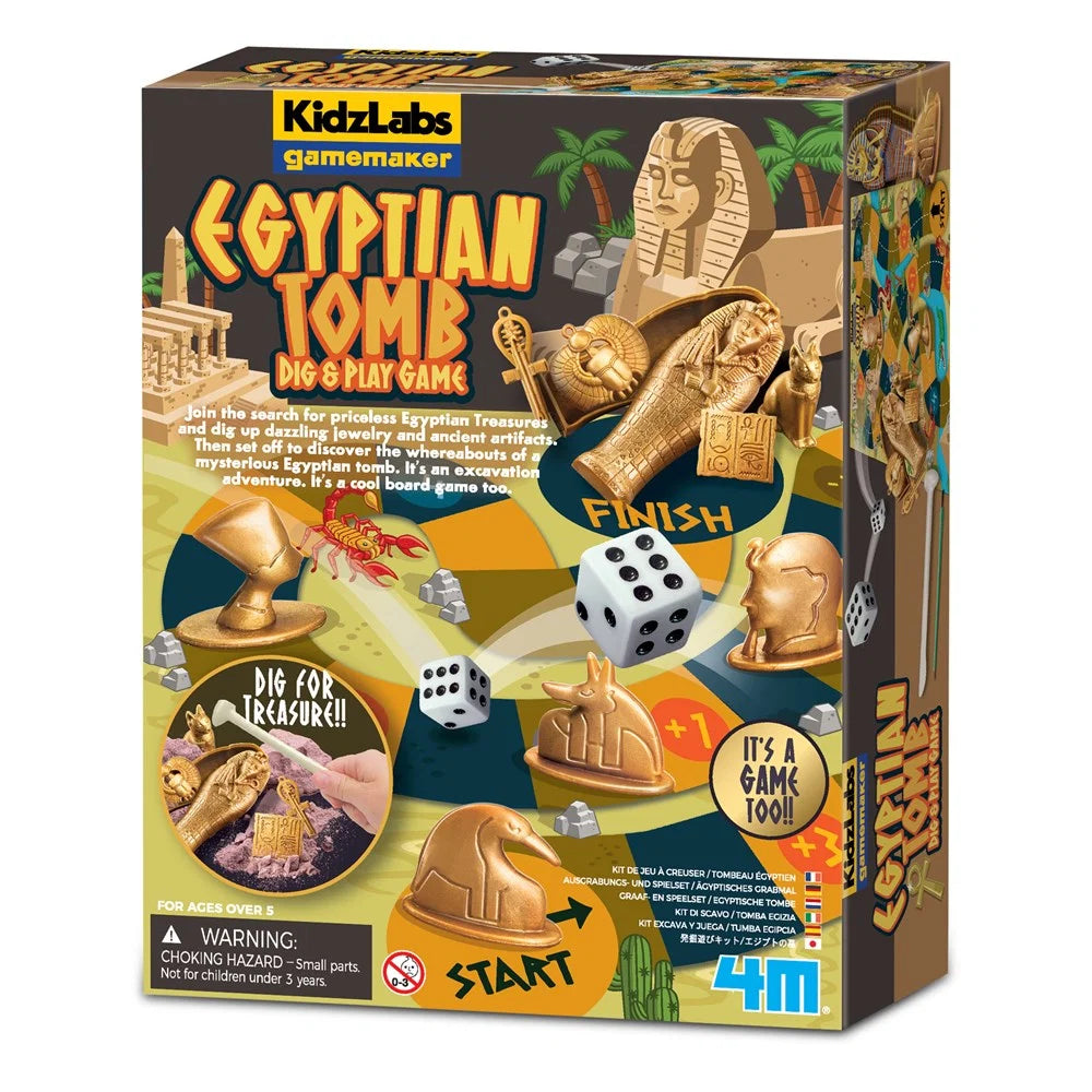 4M KidzLabs Egyptisk Utgravingssett med Spill