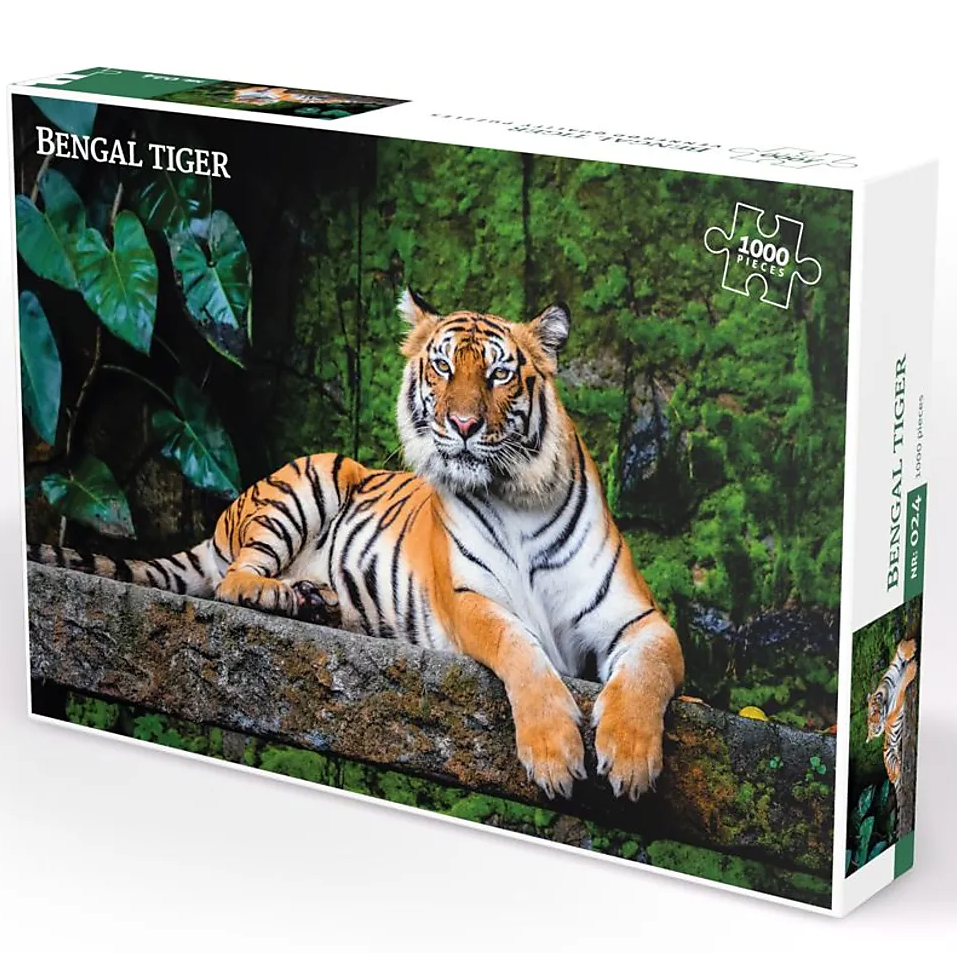Puslespill Bengalsk Tiger 1000 Brikker | Vennerød