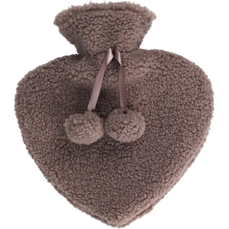 Hjerteformet Varmeflaske 0,75L Plysj | H&S Collection
