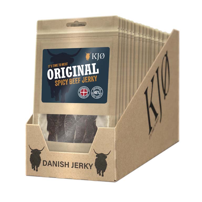 KJØ Spicy Beef Jerky 25g