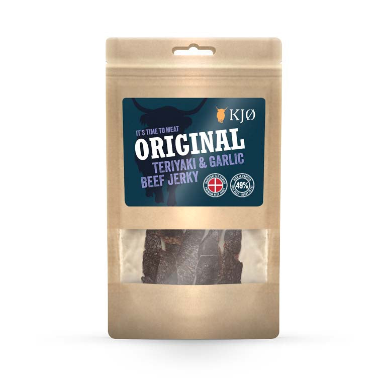 KJØ Teriyaki & Garlic Beef Jerky 25g