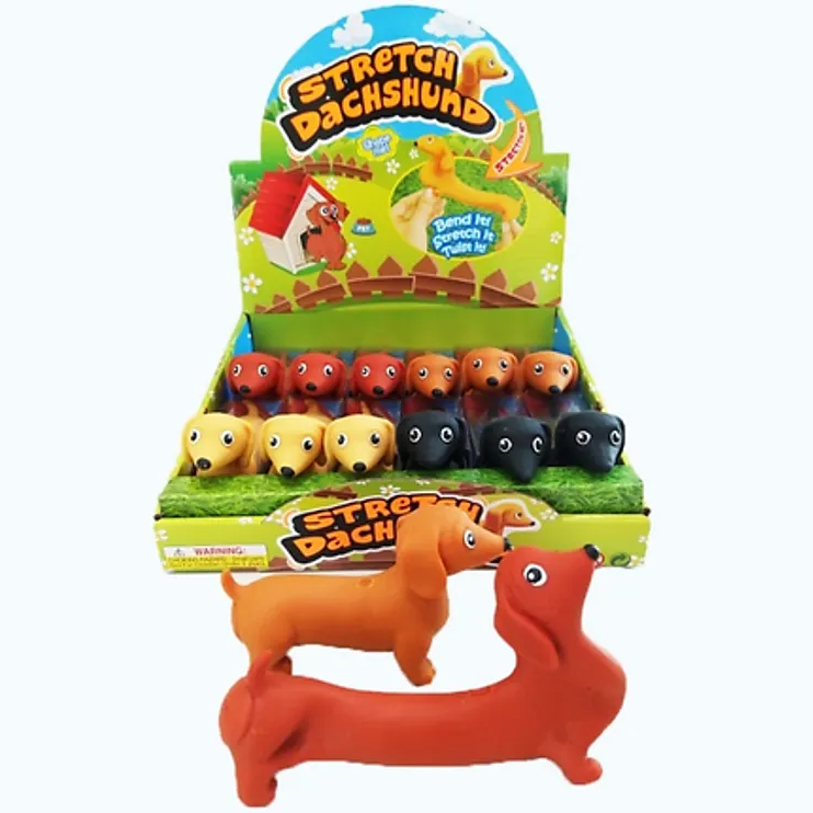 Dachs Stretch Hund 12x7cm | Fikleleke