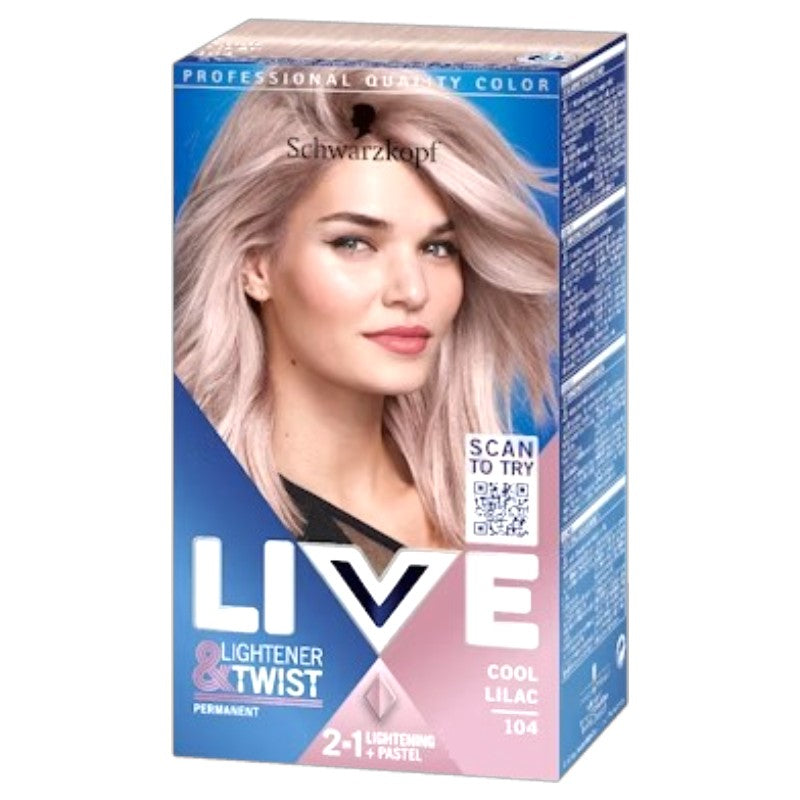 Schwarzkopf LIVE 104 Cool Lilac | Permanent Hårfarge
