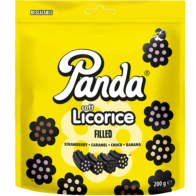 Panda Lakris Fylt 18x200g | Storpakk