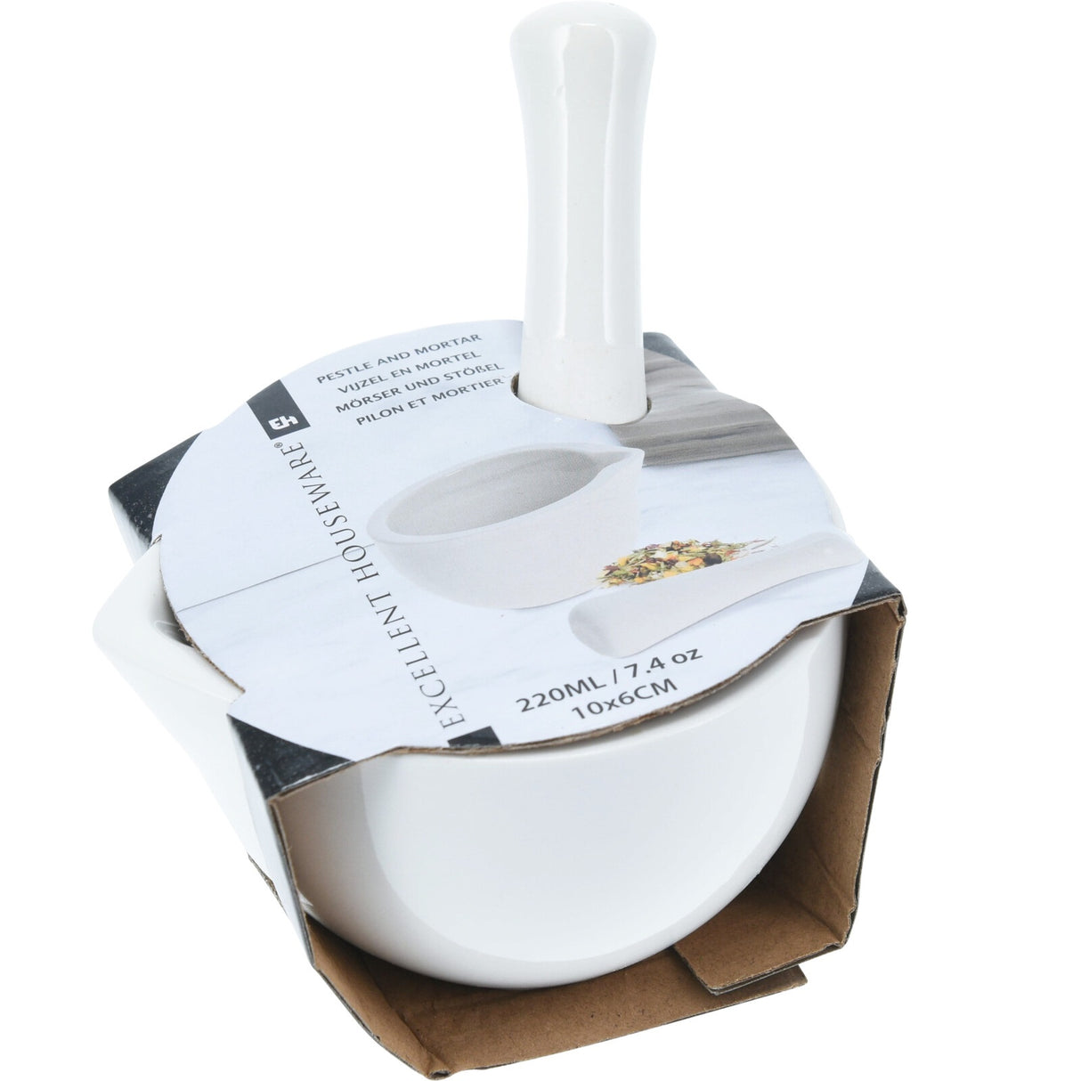Porselen morter 220ml | Excellent Houseware