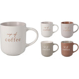 Porselenskrus 330ml 4 farger|  Cup of coffee | Excellent Houseware