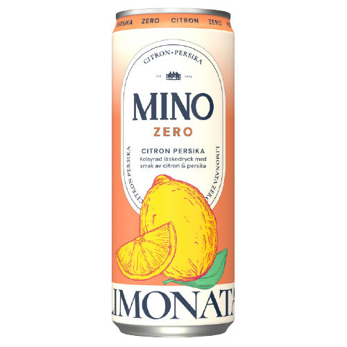 Mino Zero Sitron & Peach 33cl