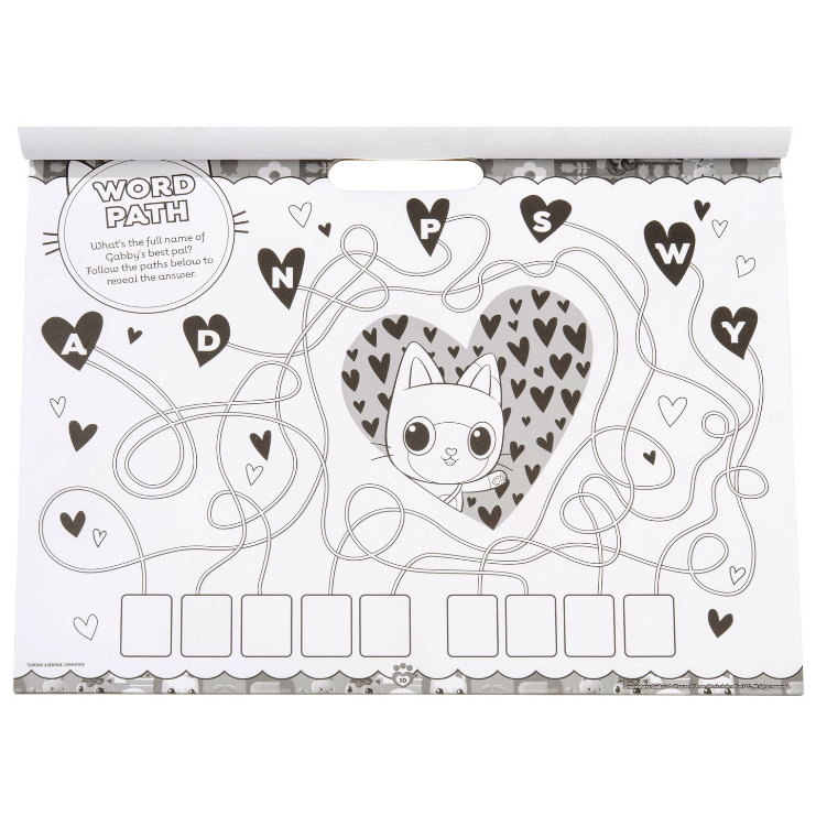 Gabby's Dollhouse Artist Pad | Tegneblokk med 120 Klistremerker