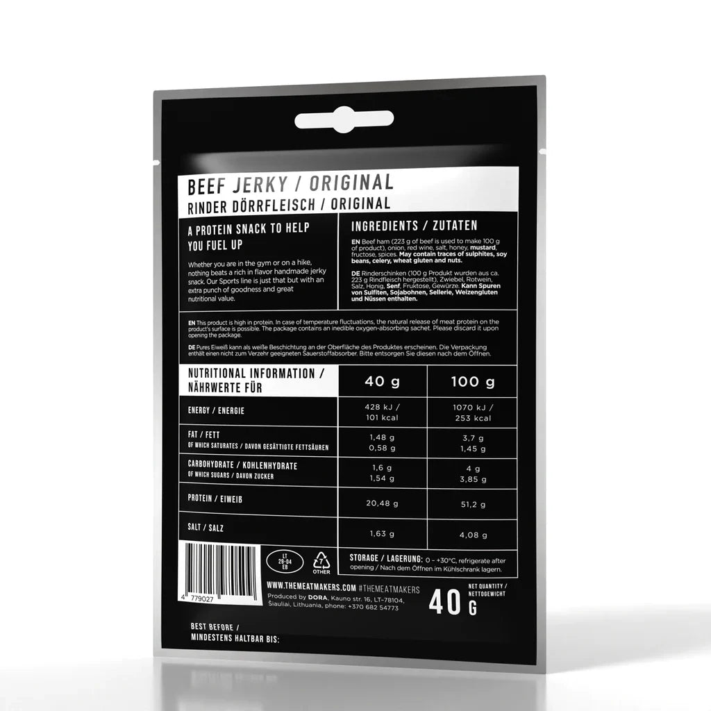 Meat Makers Beef Original Sports 40g