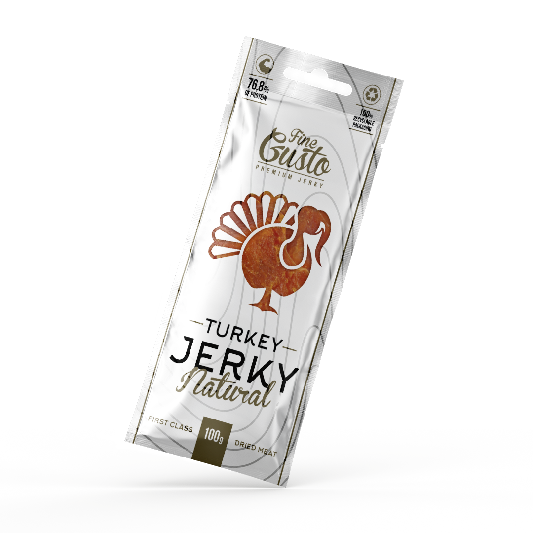 Fine Gusto Turkey Jerky Natural 25g