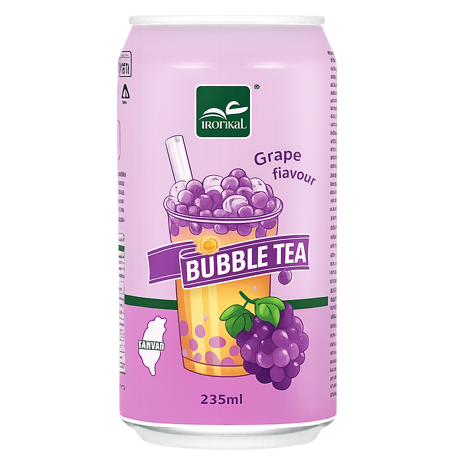Tropical Bubble Tea Grape 235ml | Druesmak