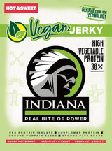 Indiana Vegansk Jerky Hot & Sweet 25g