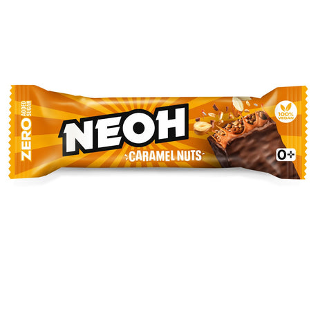 Datodeal | NEOH Caramel Nuts Bar 12x28g | Vegansk Nøttebar Storpakk