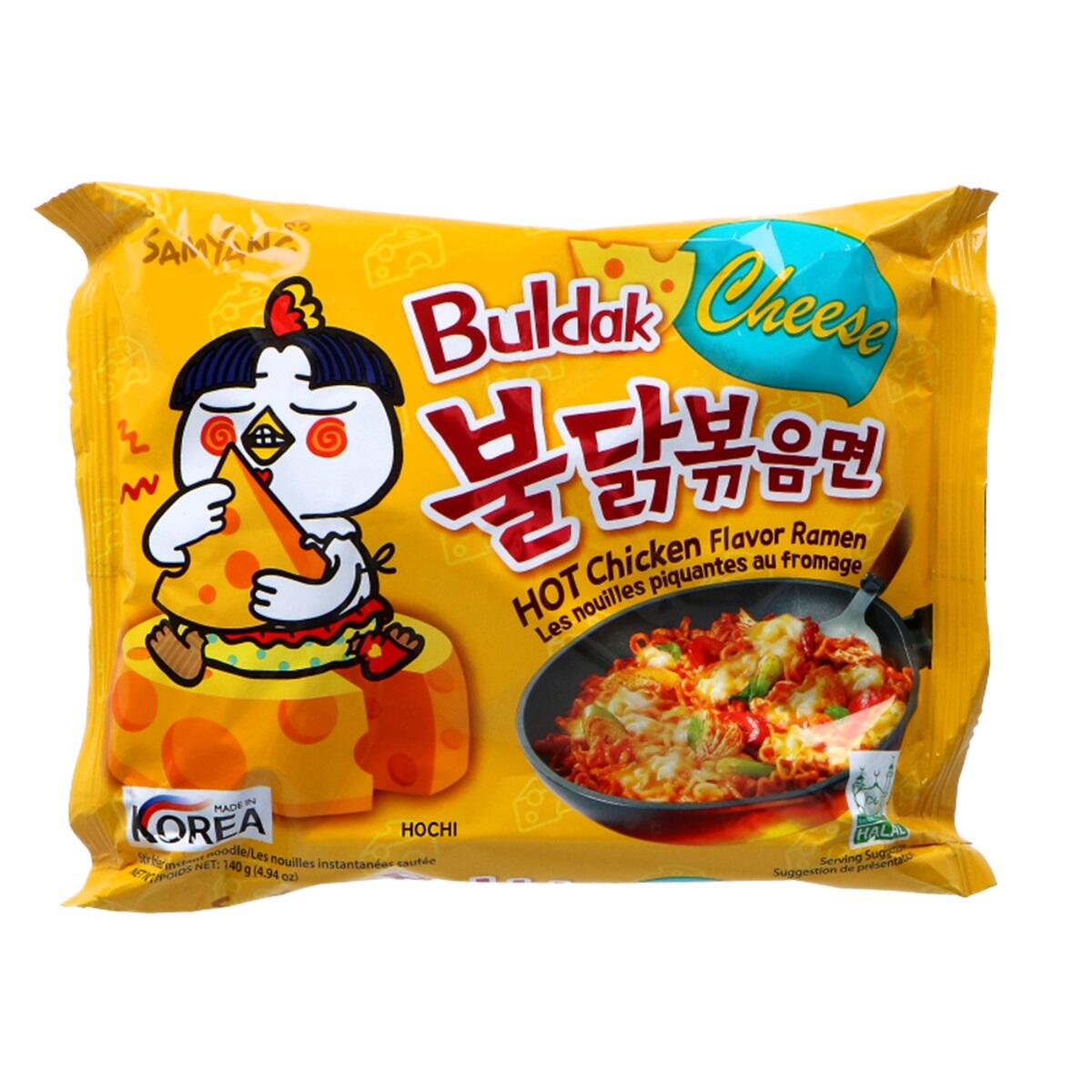 Datodeal! Buldak Ramen Cheese 140g – Sterke Nudler med Ost
