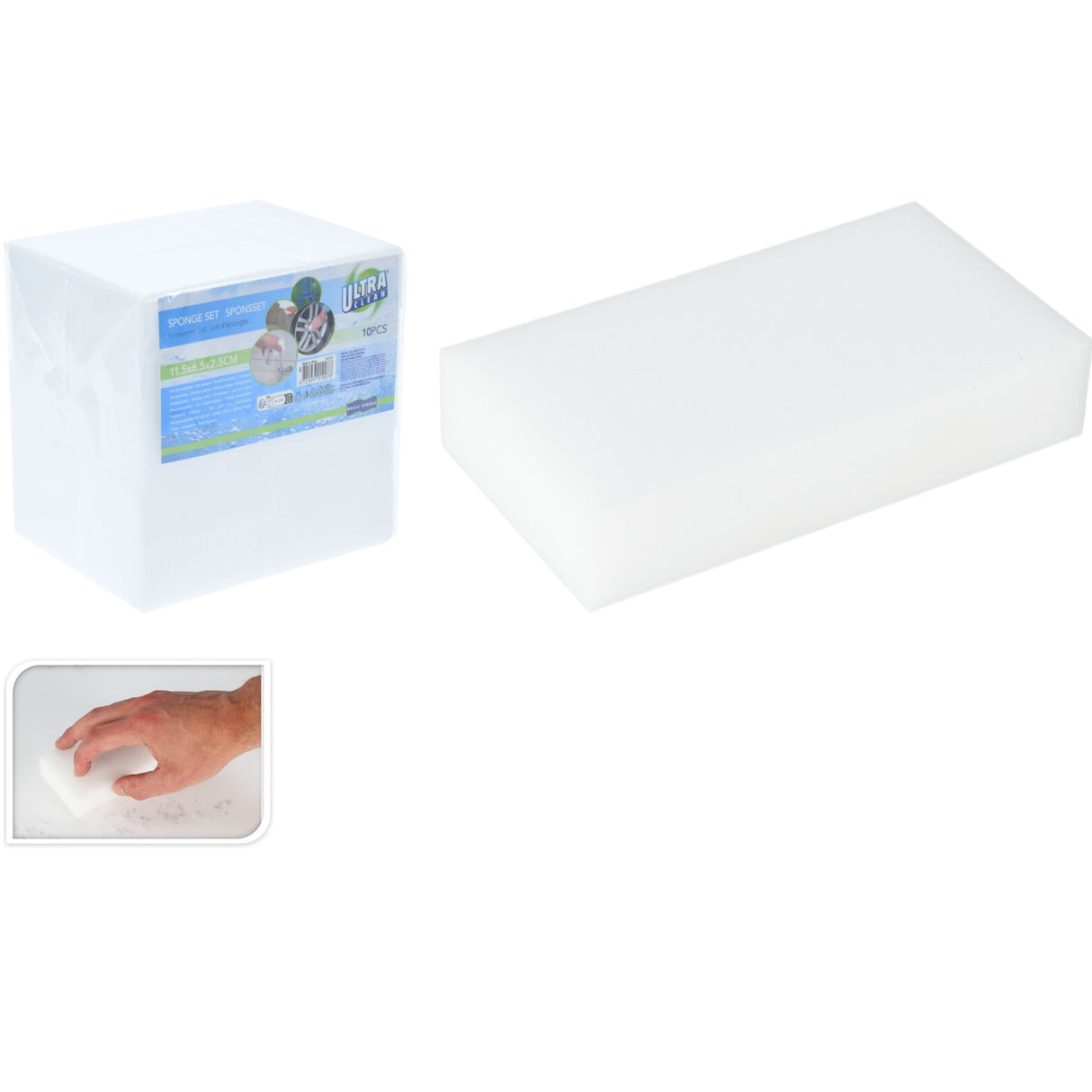 Magiske Svamper | Ultra Clean | Sett med 10