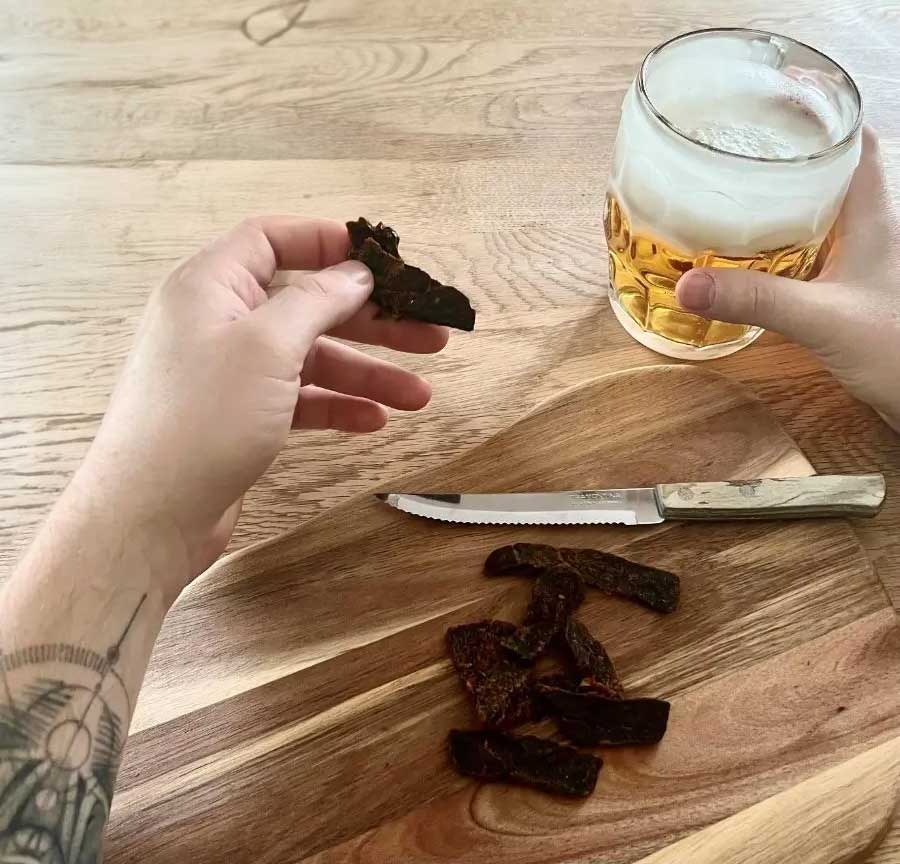 KJØ Spicy Beef Jerky 25g