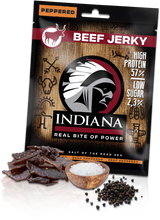 Indiana Beef Jerky Peppered 90g