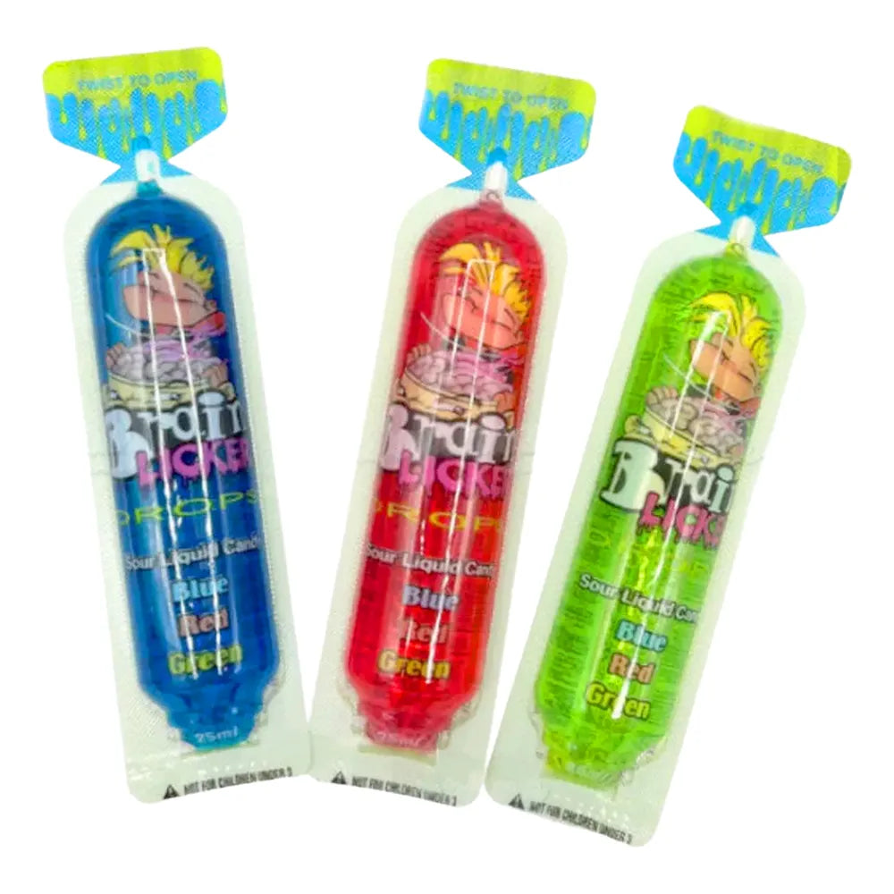 Brain Licker Drops 25ml | Ekstra Surt Flytende Godteri