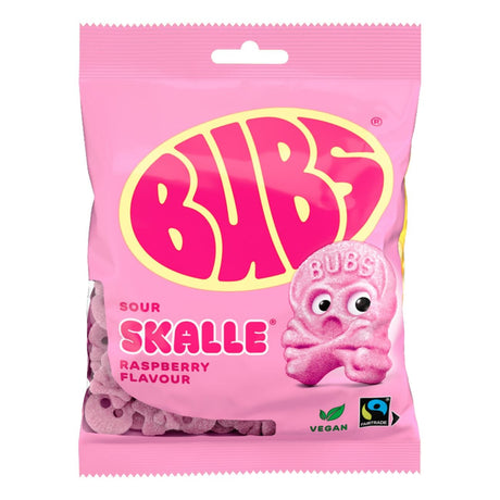 BUBS Raspberry Skalle 12x90g | Storpakk