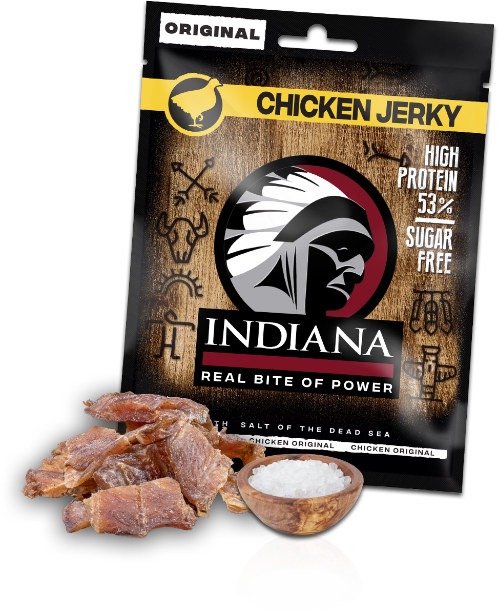 Indiana Kylling Jerky Original 90g