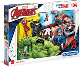 Clementoni Super Color Puslespill 104 Brikker | Marvel Avengers