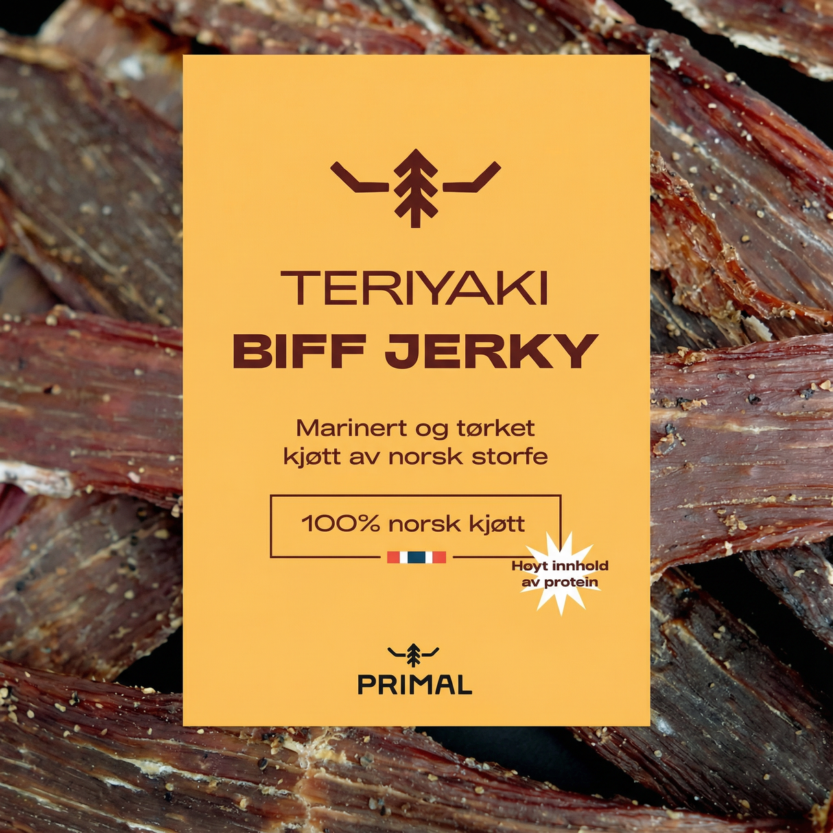 Primal Teriyaki Beef Jerky 30g
