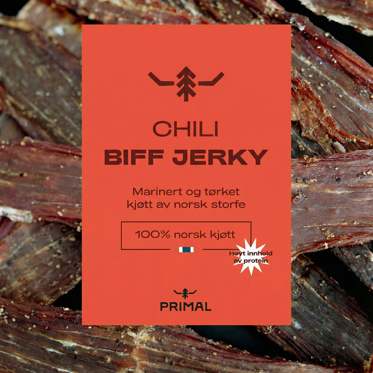 Primal Chilli Beef Jerky 30g