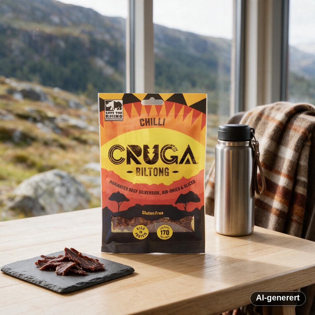 Cruga Biltong Chili 60g