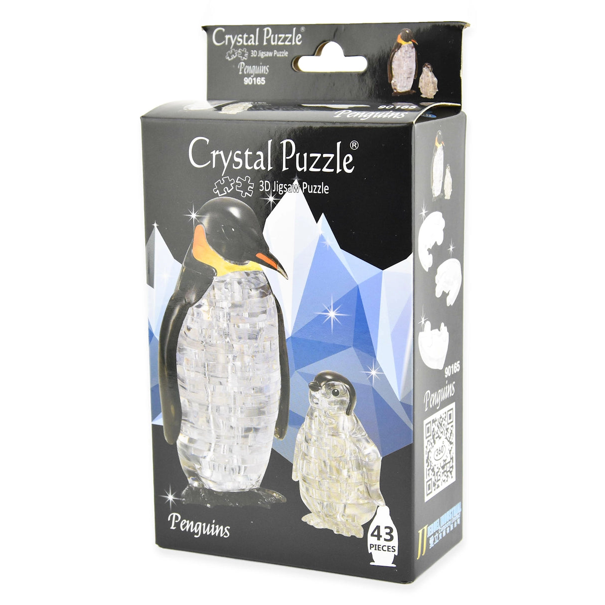 3D Crystal Puzzle Pingviner | 43 Deler