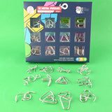 IQ Puzzle Metall 12-i-1 | 12 Hjernetrimgåter