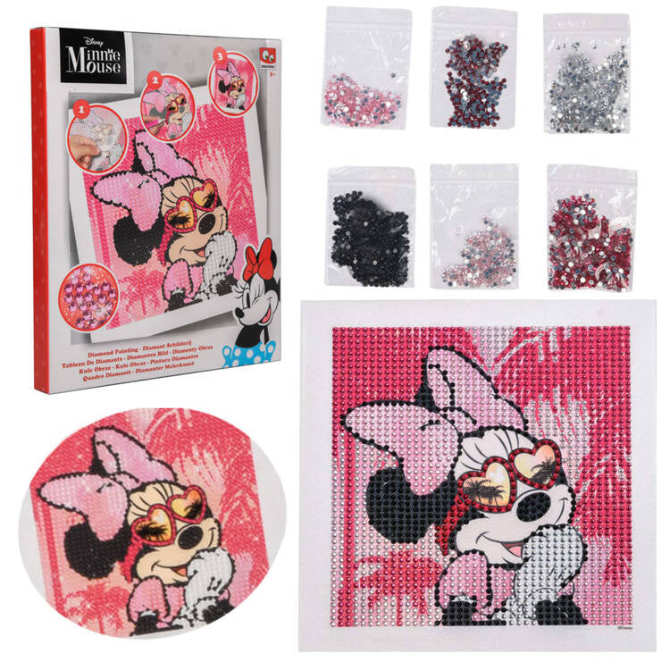Minni Mus Diamond Painting | Kreativt hobbysett