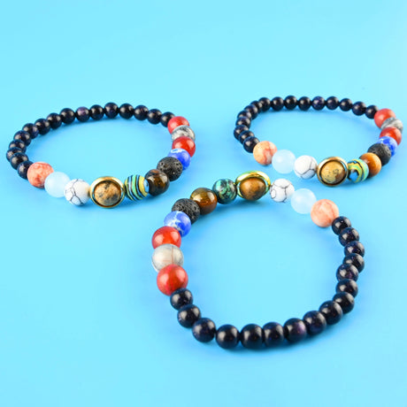 Armbånd med Solsystem 6cm | Planetmotiv