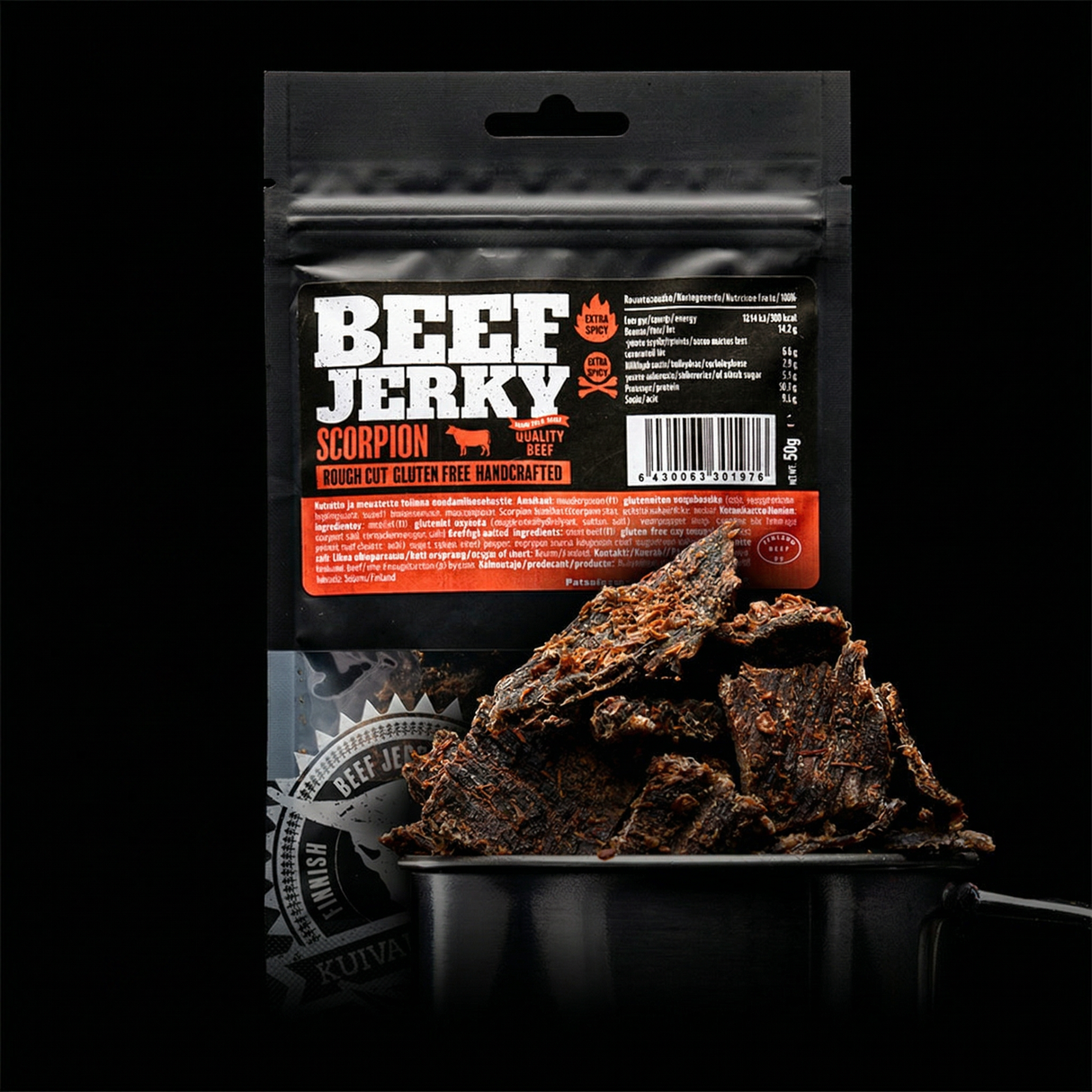 Kuivalihakundi Beef Jerky Scorpion 40g