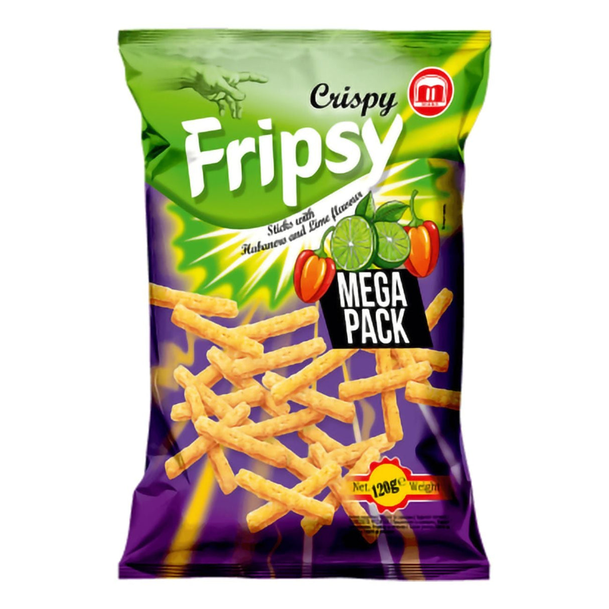 Fripsy Crispy Sticks Habanero & Lime 120 g