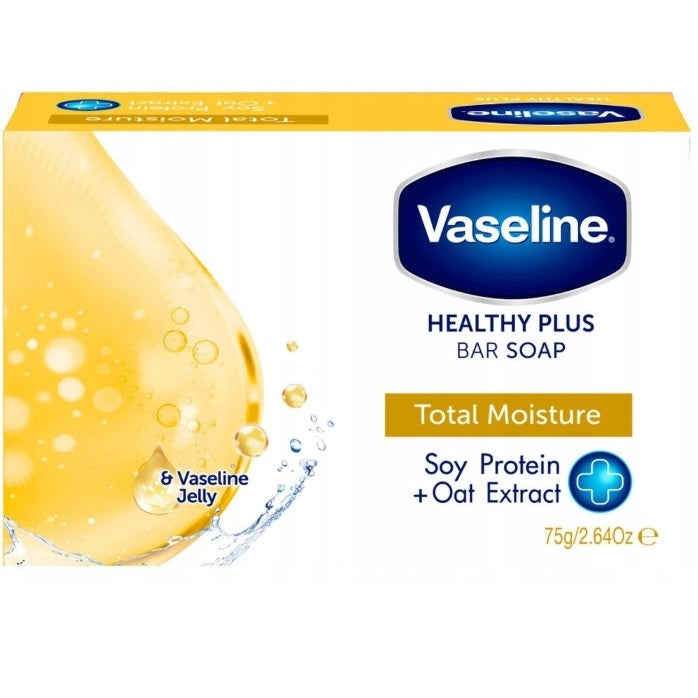Vaseline Healthy Plus Total Moisture Bar Såpe 75g