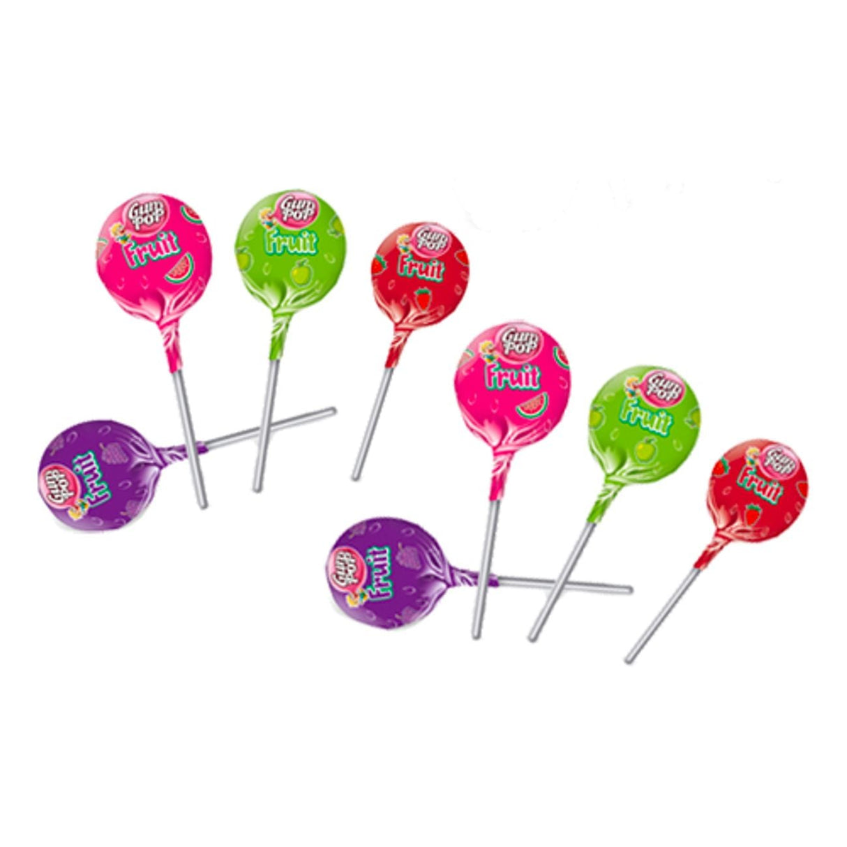 Datodeal- Gum Pop Fruktmiks Kjærligheter Storpakk 860g