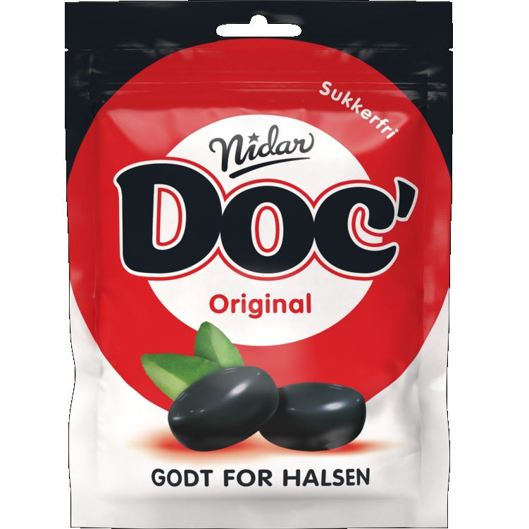 Doc Original Sukkerfri 50g | Halspastiller