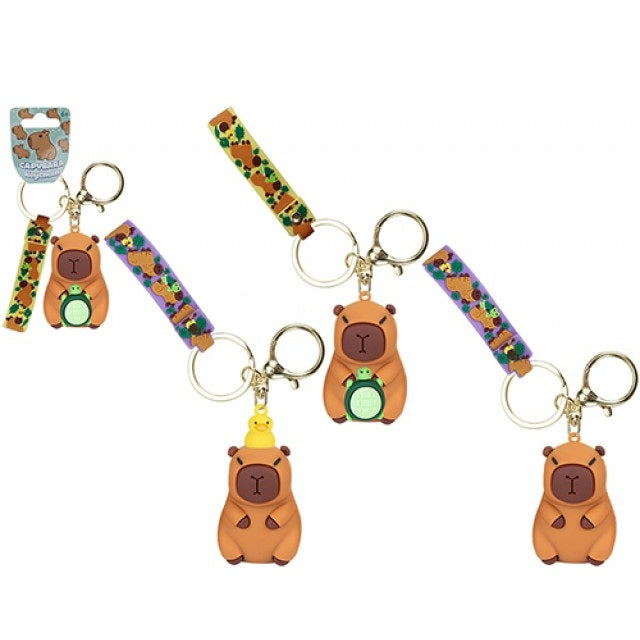 Capybara Nøkkelring med Krok