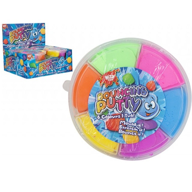 Wizz Toys Sprettende Putty 68g | 6 Farger