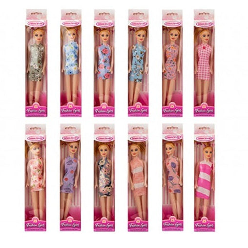 Dream World Motedukke 26cm | Assorterte Kjoler