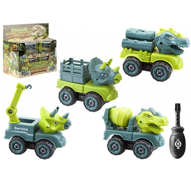 Dinosaur Anleggsbil Byggesett | Velg Variant | Wizz Toys